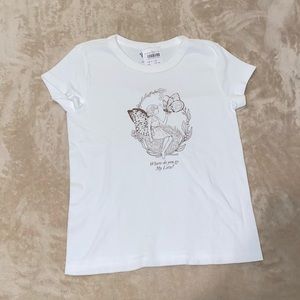 Brandy Melville “where do you go my love ?” Tee